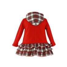 Load image into Gallery viewer, Checkered Hoodie Dress
