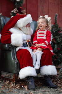 Red Holiday Dress with Headband