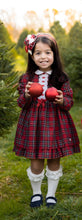 Load image into Gallery viewer, Red Checkered Dress + Headband
